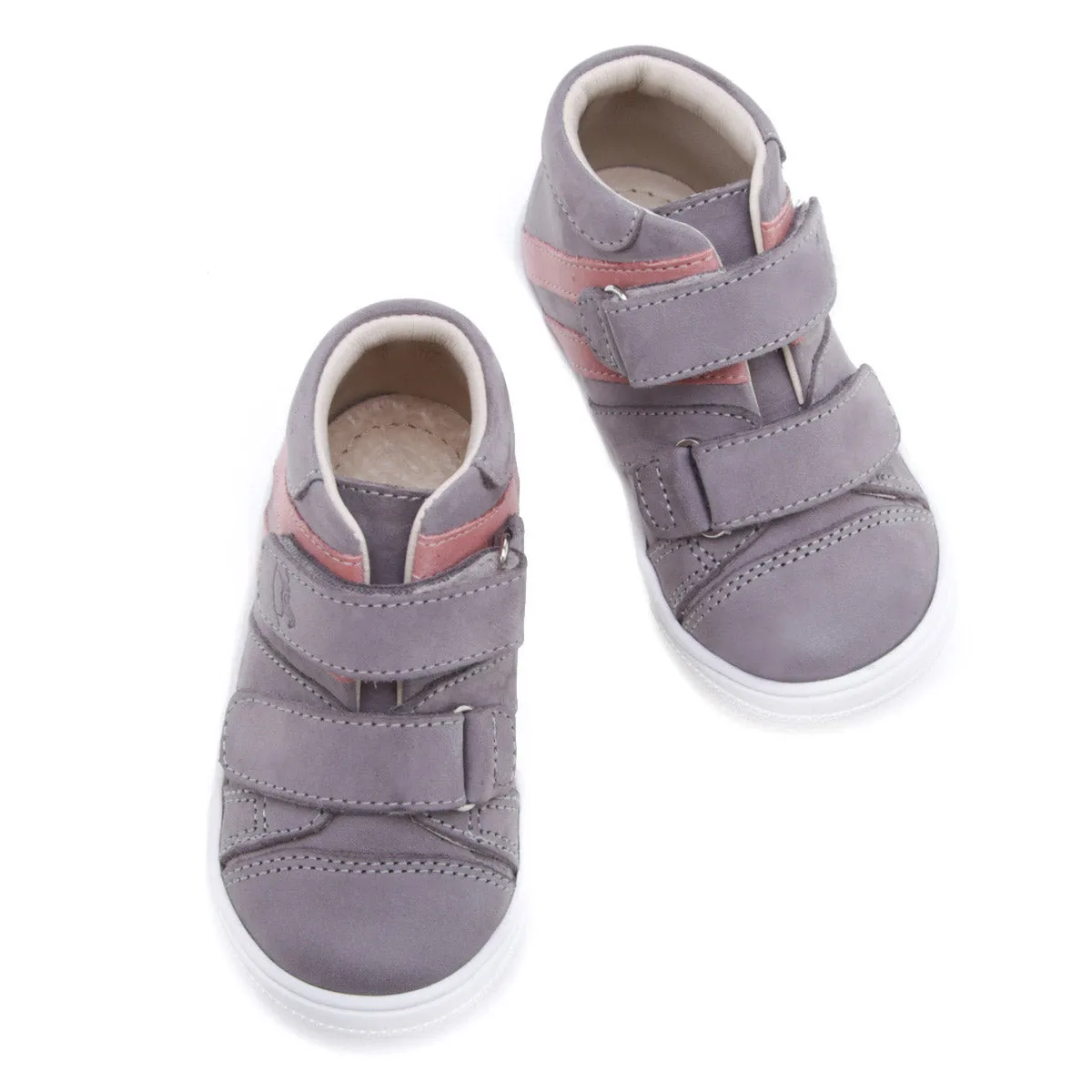 (2575-12) Emel Grey Tennis with Velcro