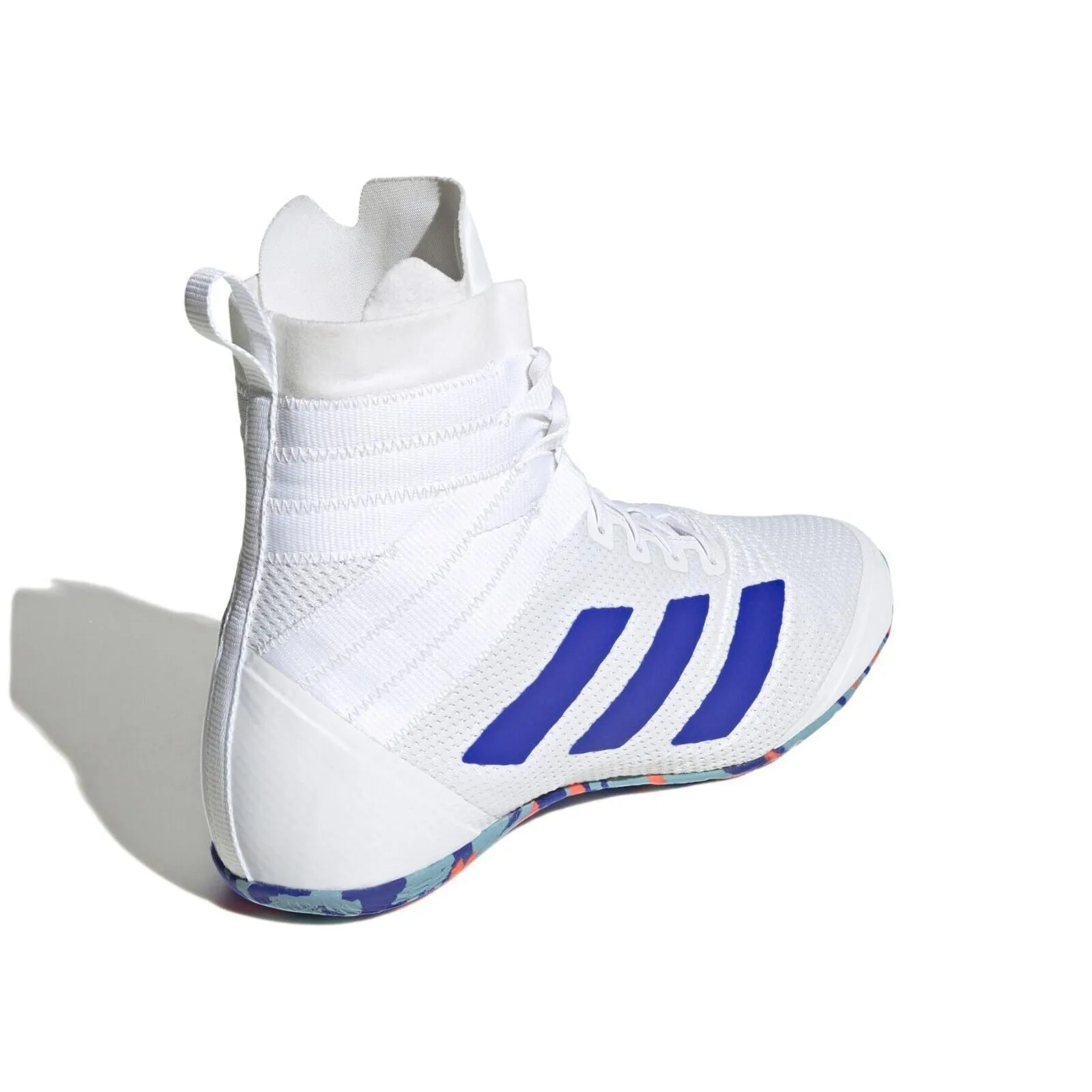 adidas Boxing Boots Speedex 18 Mens White Blue