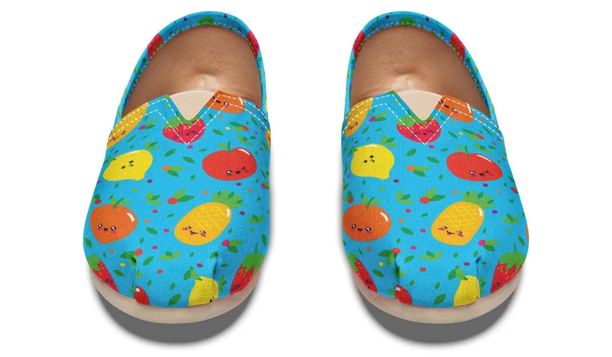 Adorable Fruit Pattern Casual Shoes