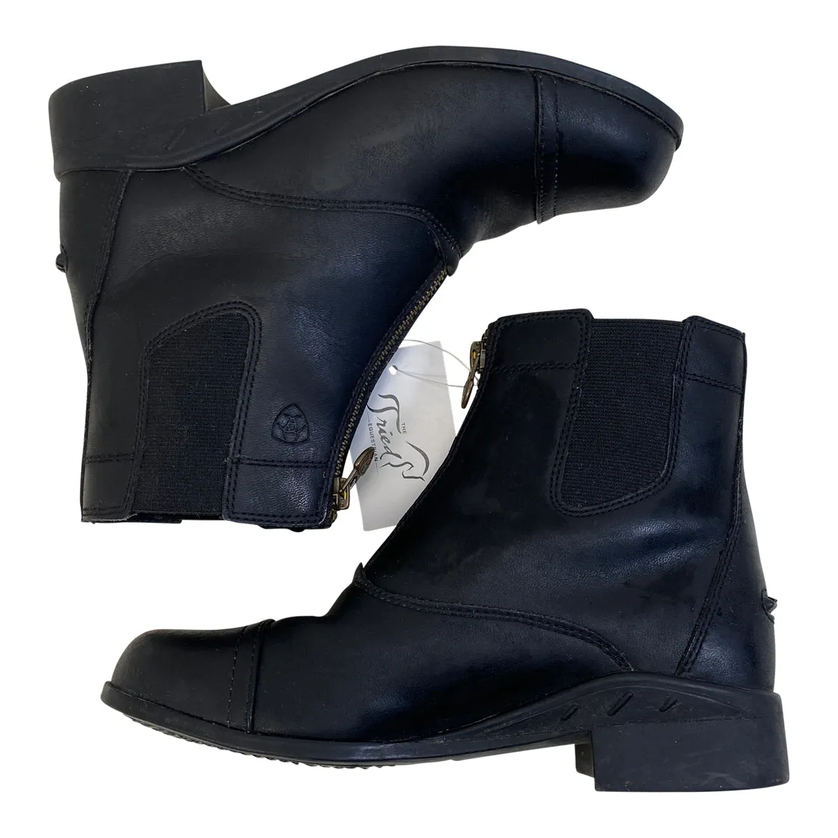 Ariat Scout Zip Paddock Boots in Black - Children's 3