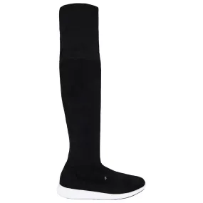 Armani Exchange Micro Womens Black Boots