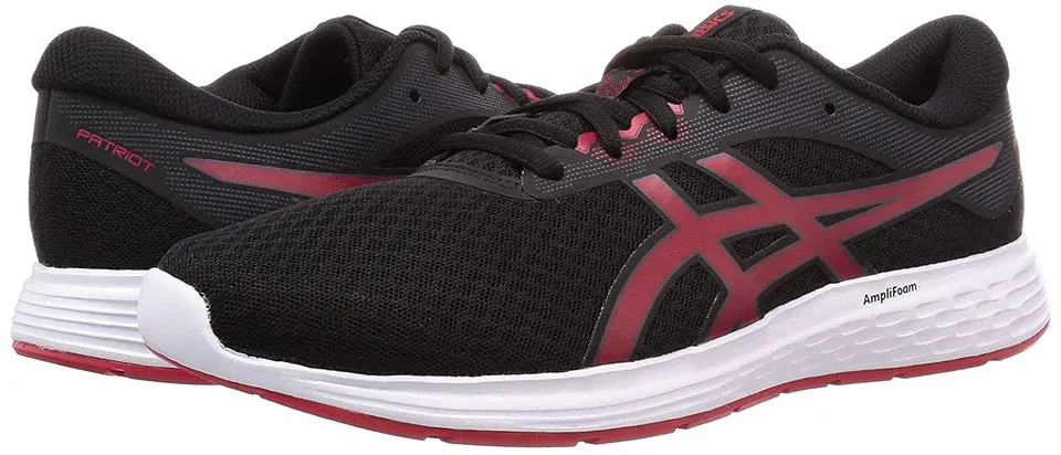 Asics Patriot 11 Men's Running Shoes - Black/Speed Red