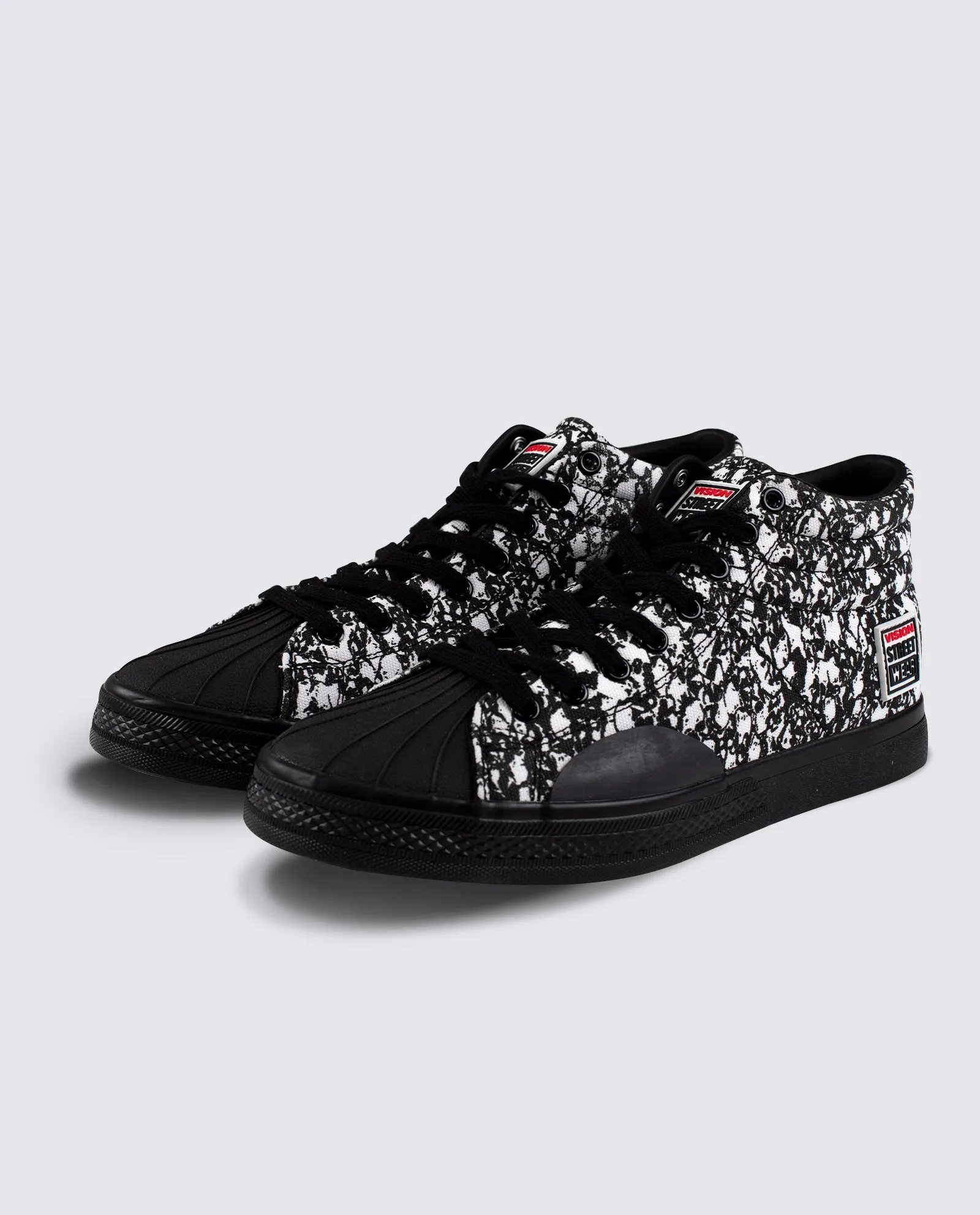 Canvas High Top Sneakers Skulls