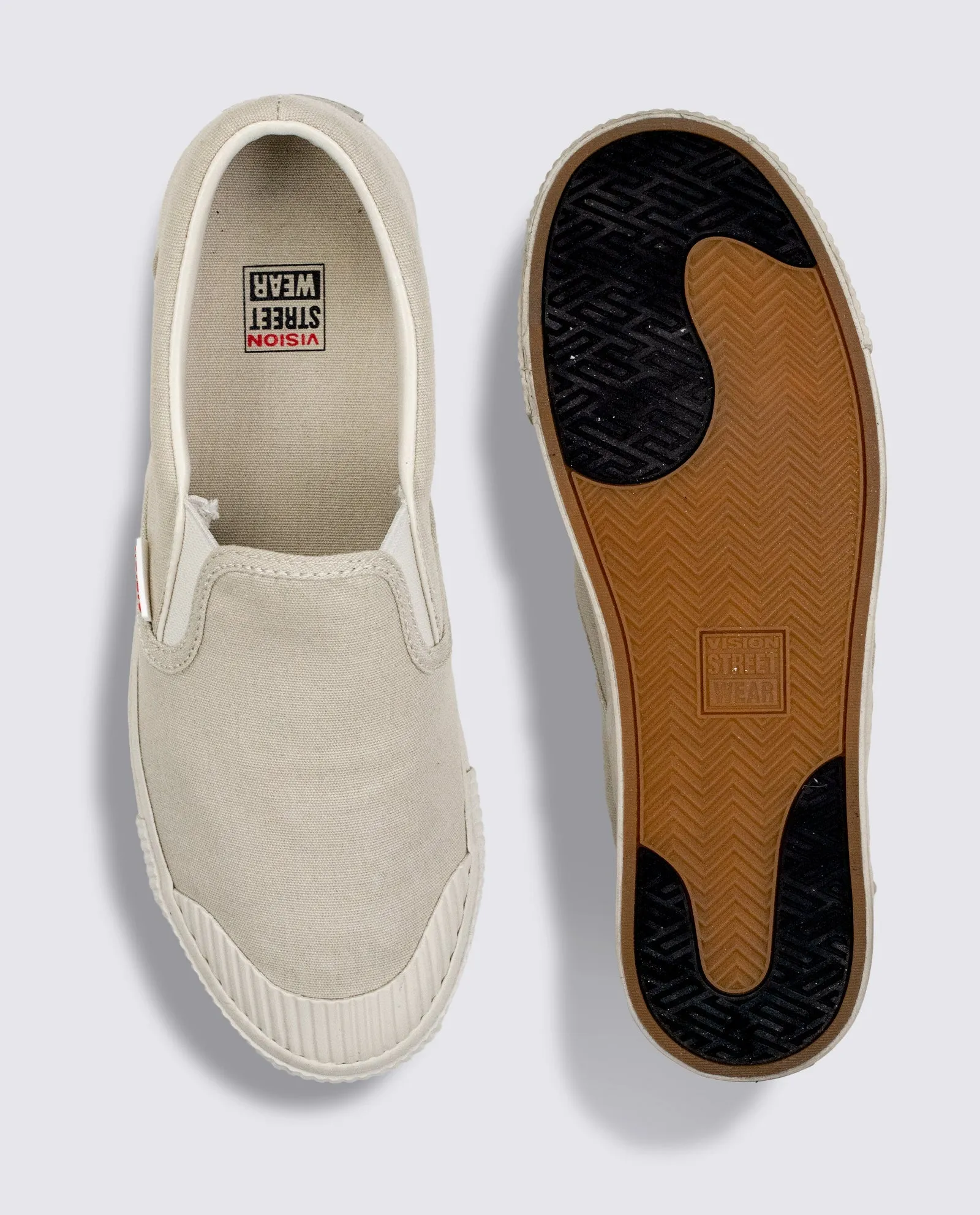 Canvas Slip on Shoes Bone