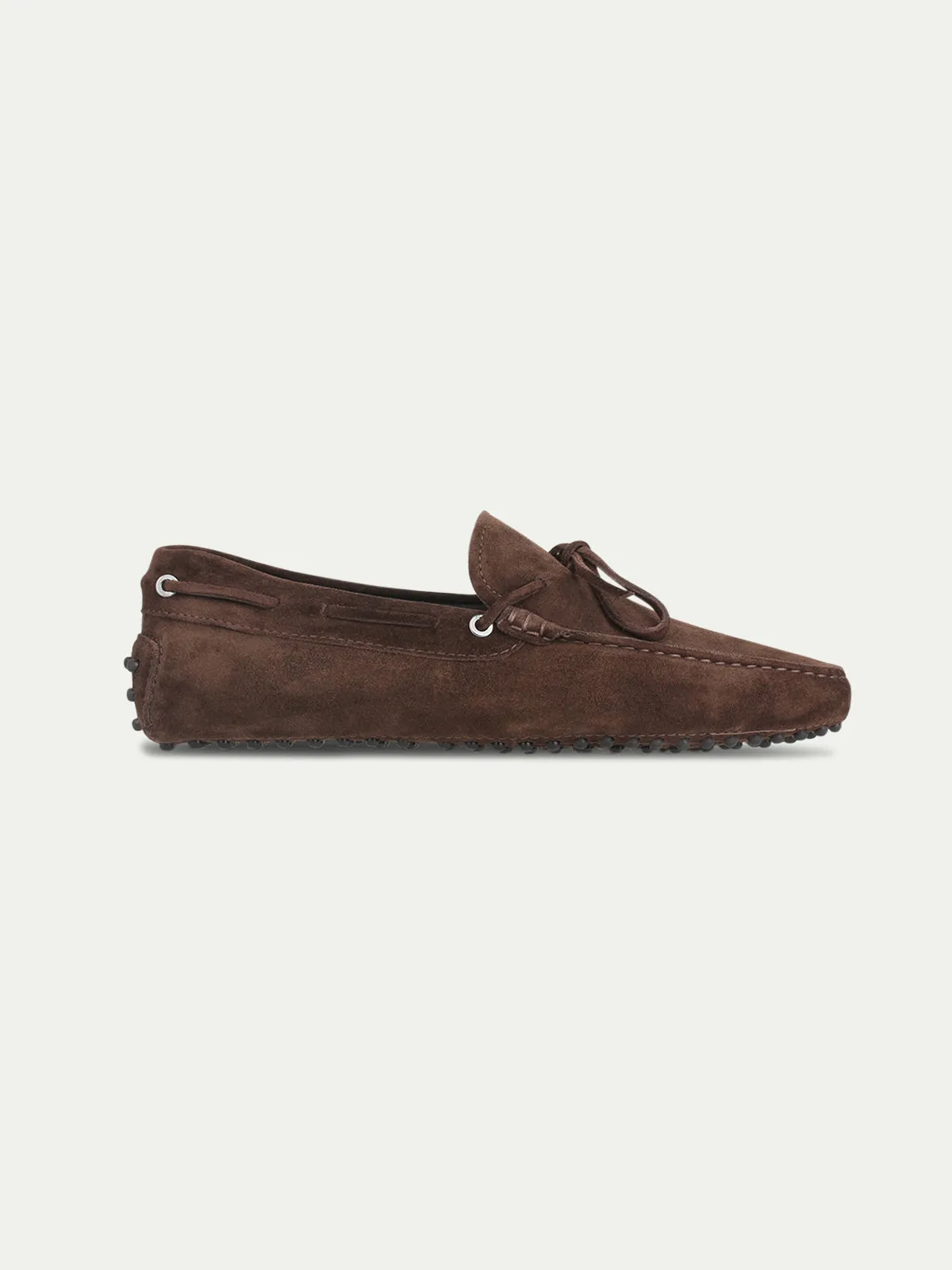 Chocolate Suede Driving Shoes