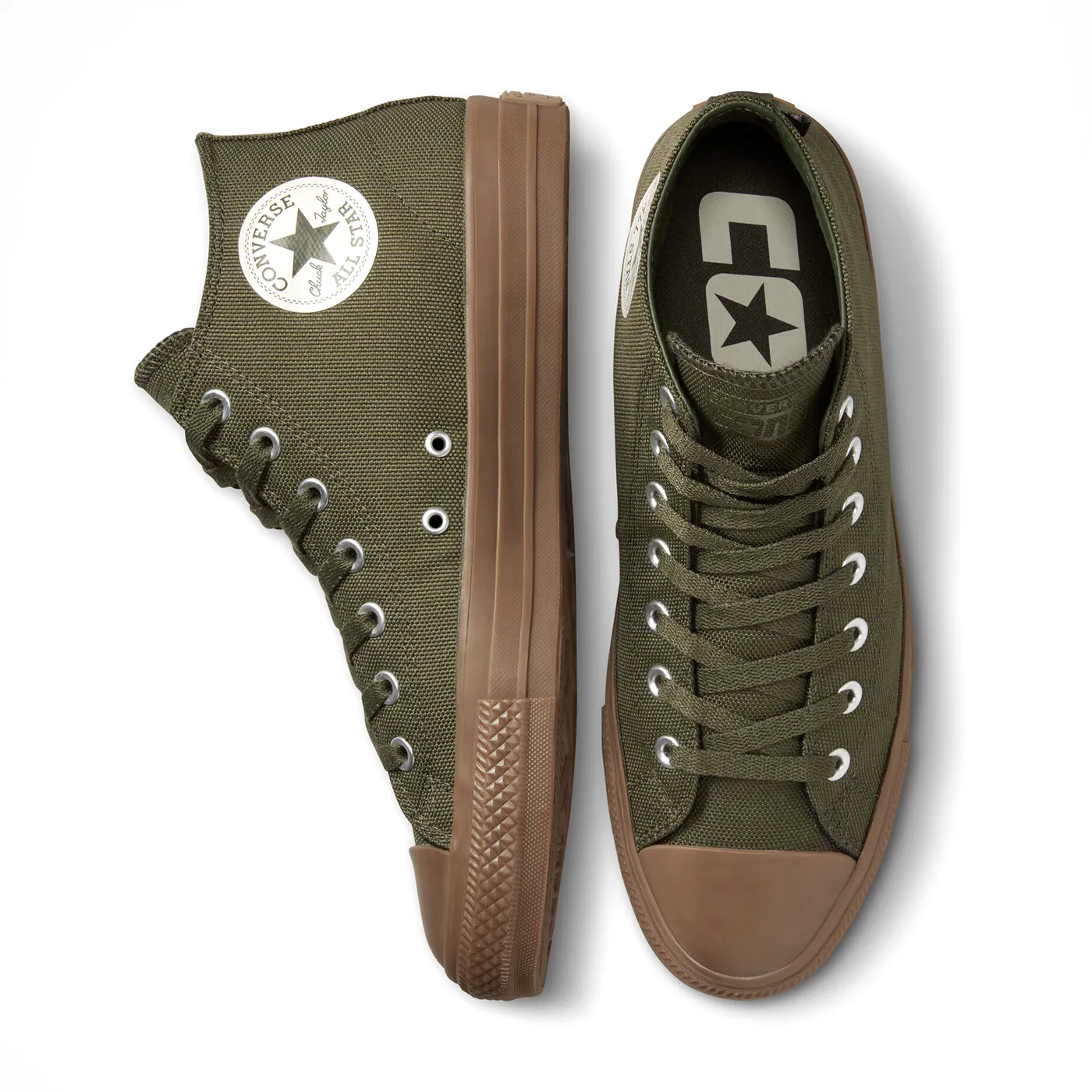 Converse CONS CTAS Pro Mid Cordura Cargo Khaki/Egret/Dark Gum