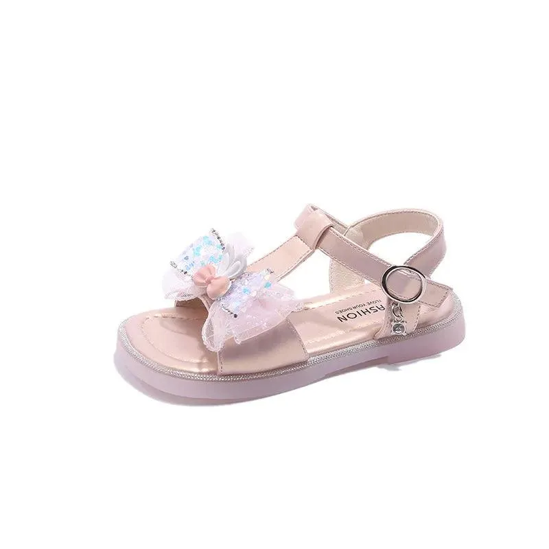 Cute Rabbit Ear Toddler Casual Sandal Shoes for Little Girls - G04011