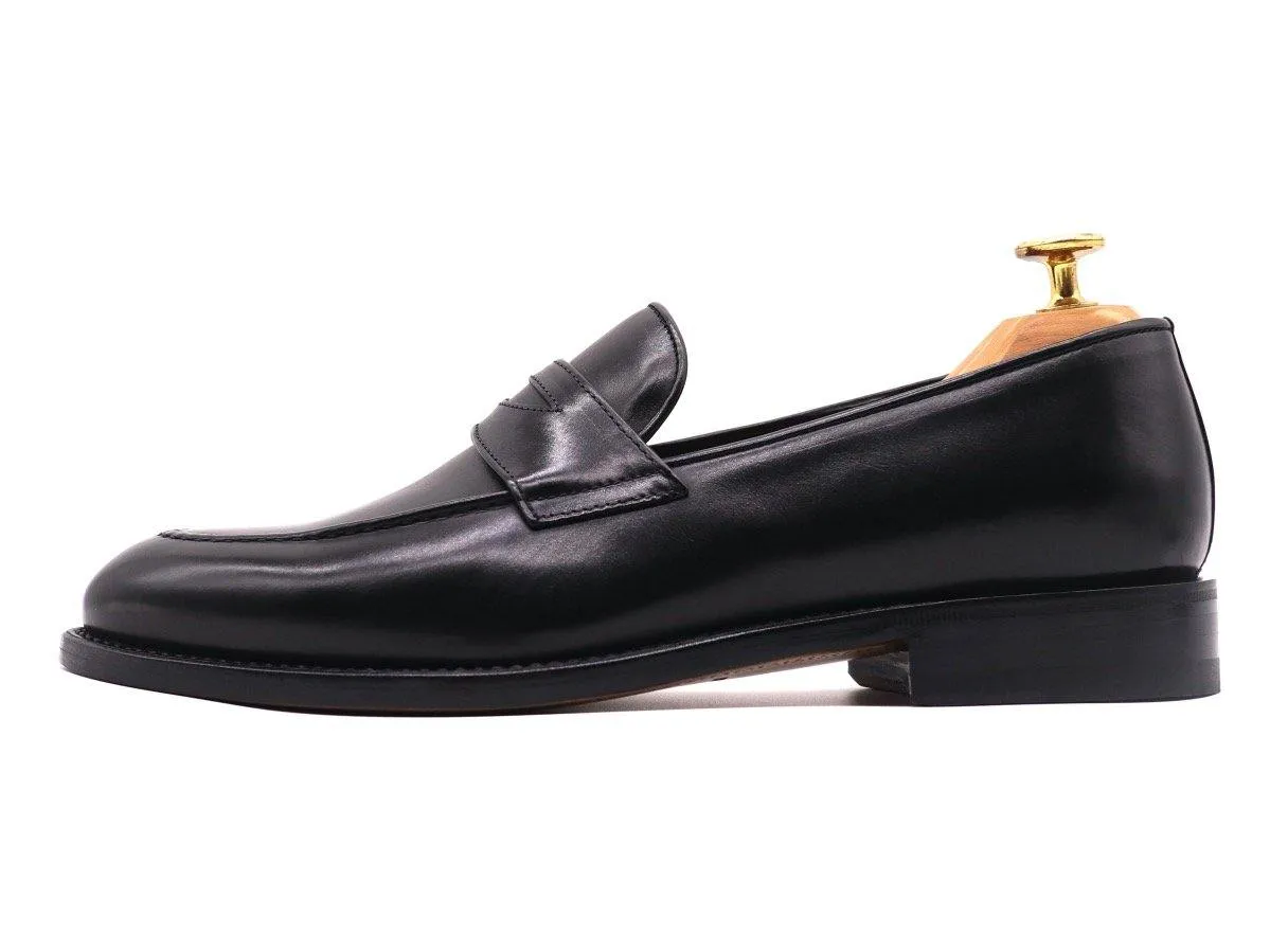 Dejon Men's Calf Leather Loafers - Black