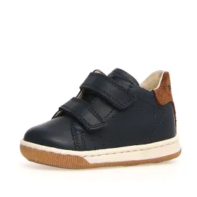 Falcotto Boy's and Girl's Adam Vl Nappa Spazz Sneakers, Navy Chestnut