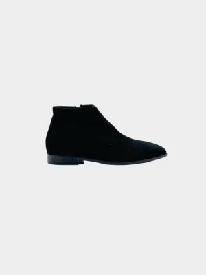 Flat Suede Boots