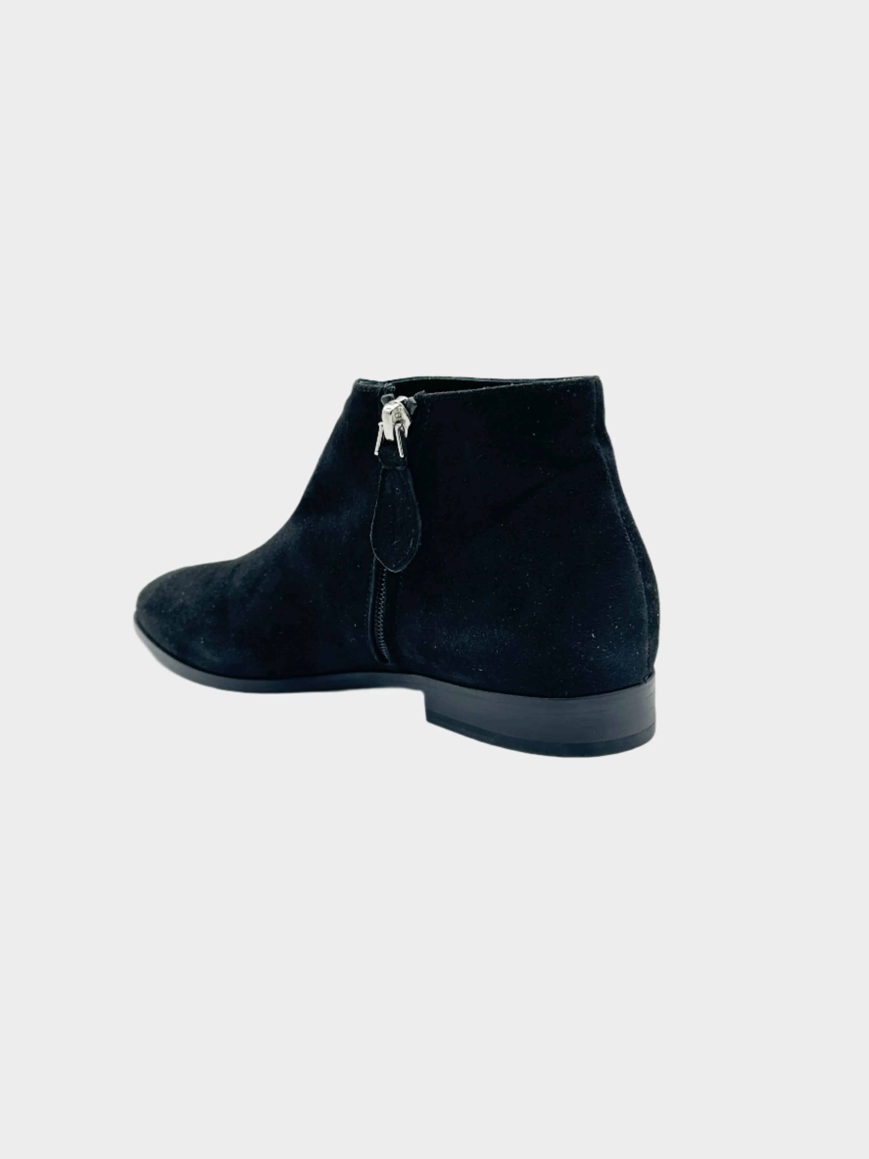 Flat Suede Boots