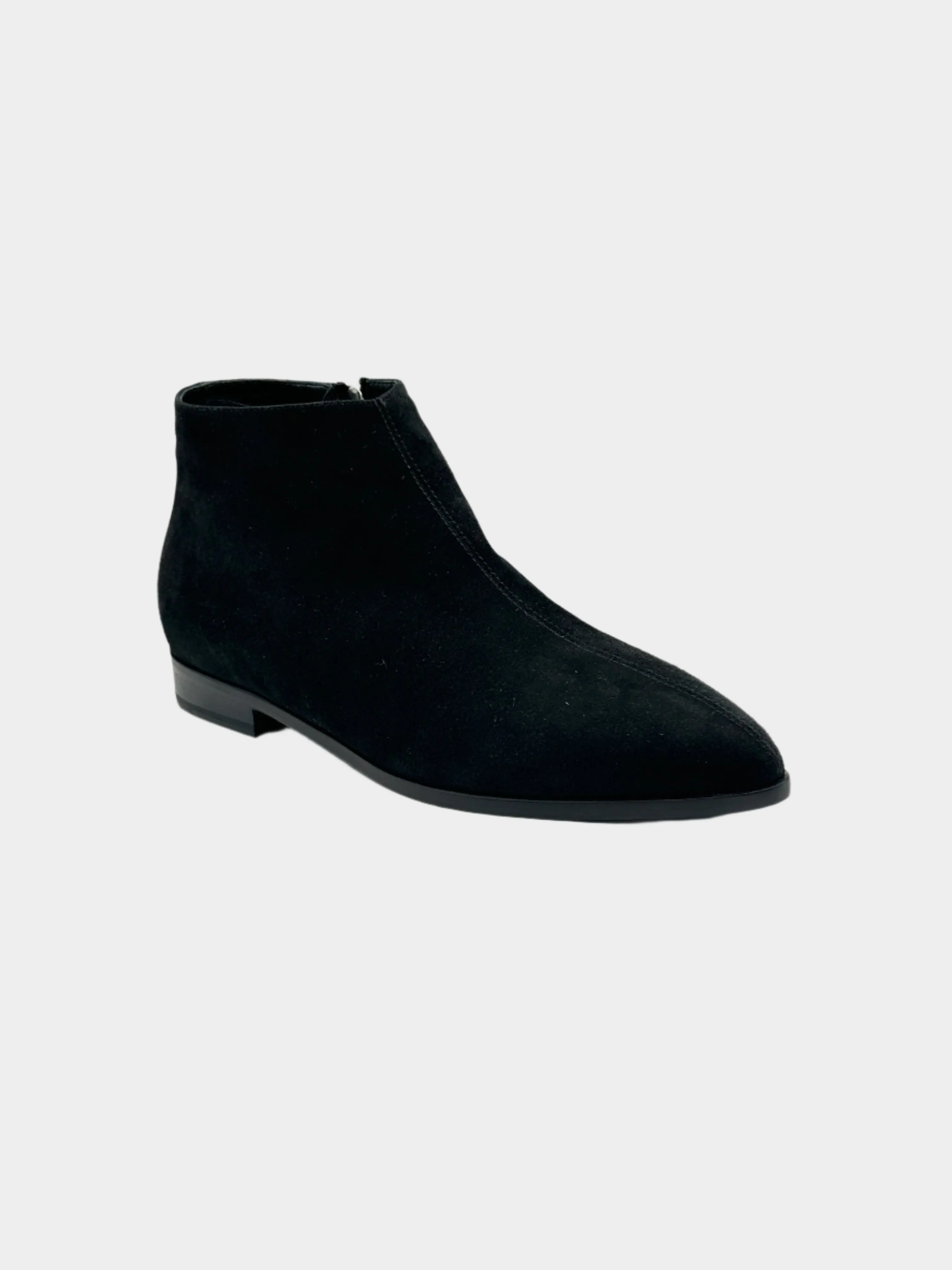 Flat Suede Boots