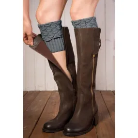 Gray Boot Cuffs