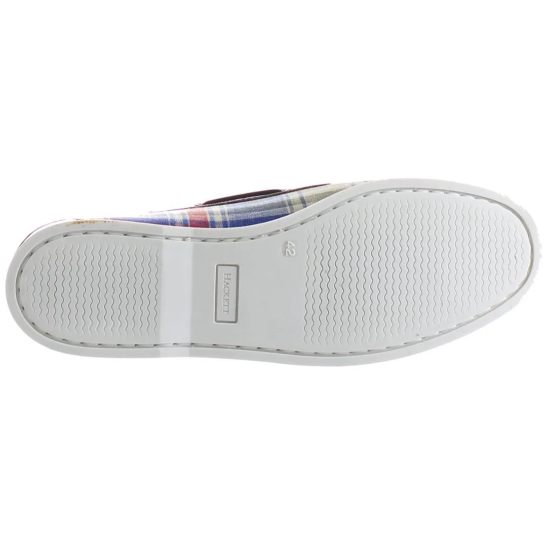 Hackett Madras Deck Mens Multicoloured Shoes