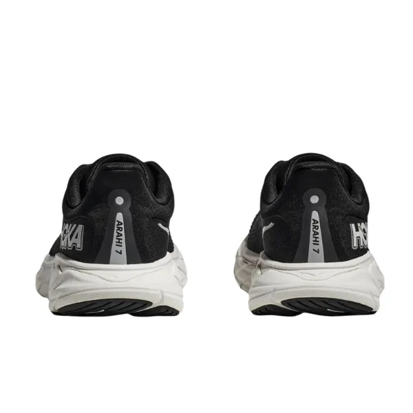 HOKA Women's Arahi 7 (Medium Width) Black/White