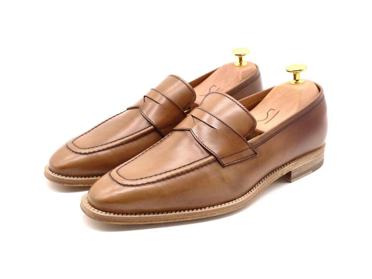 Lorens Men's Calf Leather Loafers - Tanned Brown