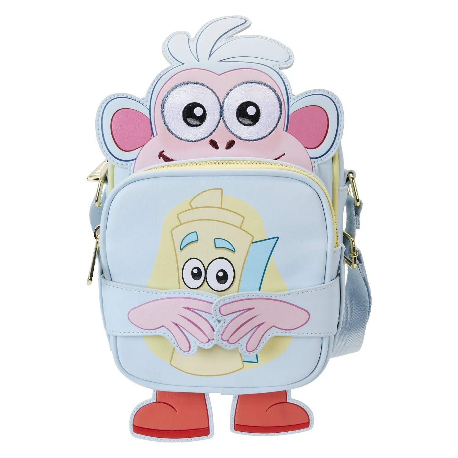 Loungefly Nickelodeon Dora the Explorer Boots Crossbuddy Bag - Preorder