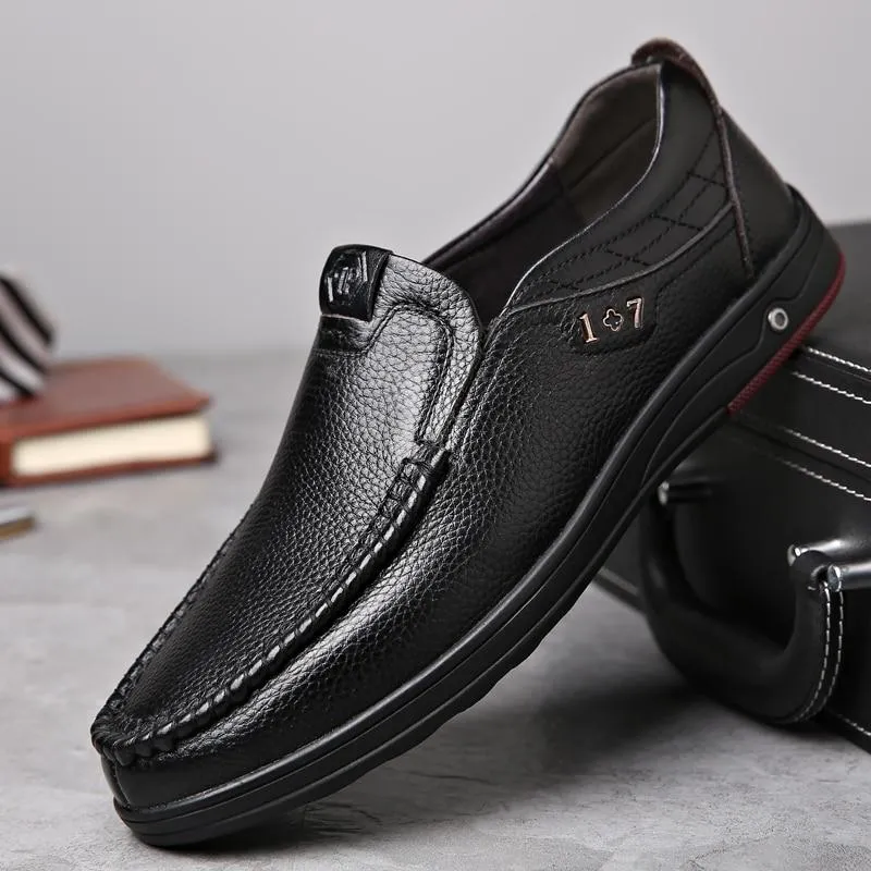 Man Genuine Leather casual Shoes