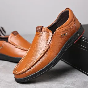 Man Genuine Leather casual Shoes