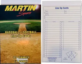 Martin LUC25 Line-Up Cards