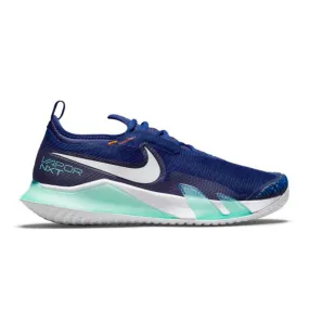 Nike Court React Vapor NXT Tennis Shoes - Deep Royal/White