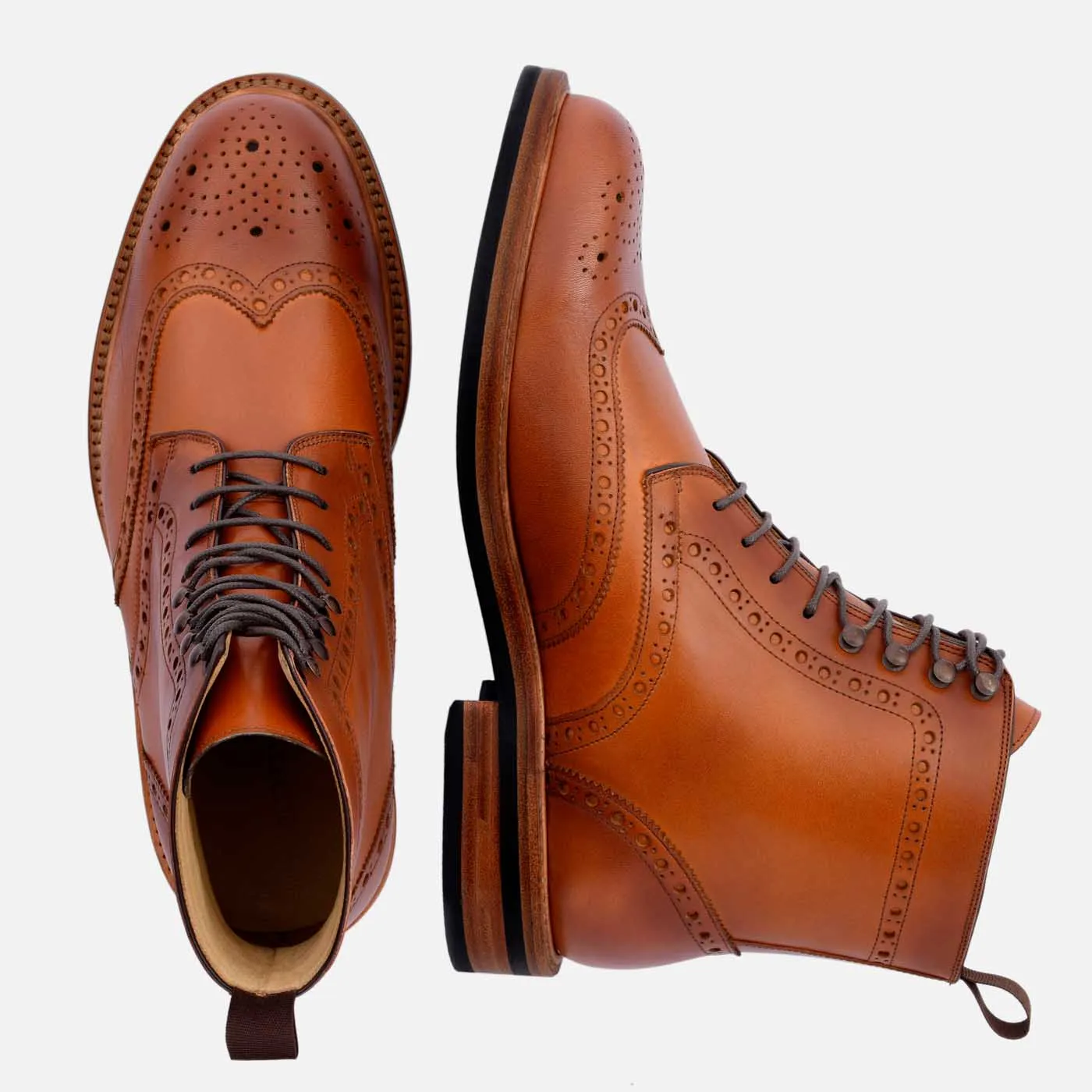 Nolan Brogue Boots - Men's