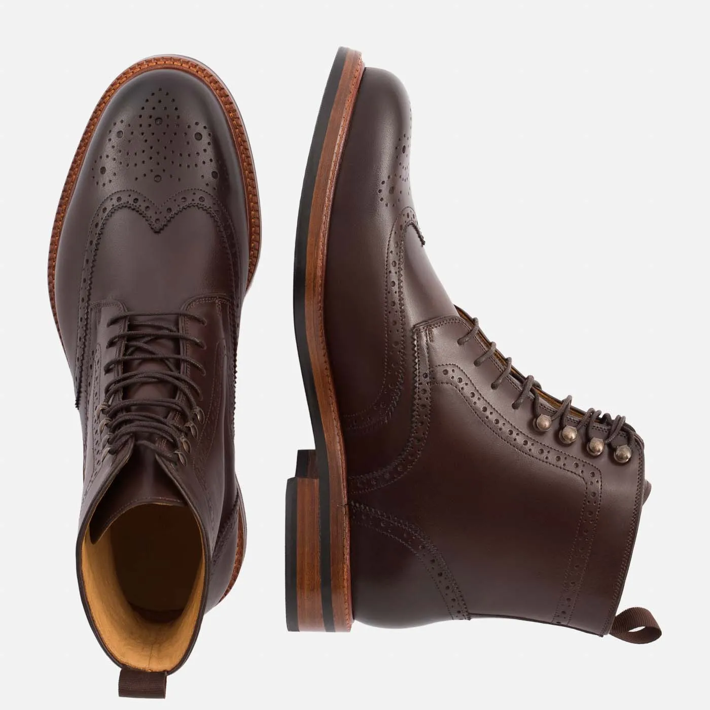 Nolan Brogue Boots - Men's