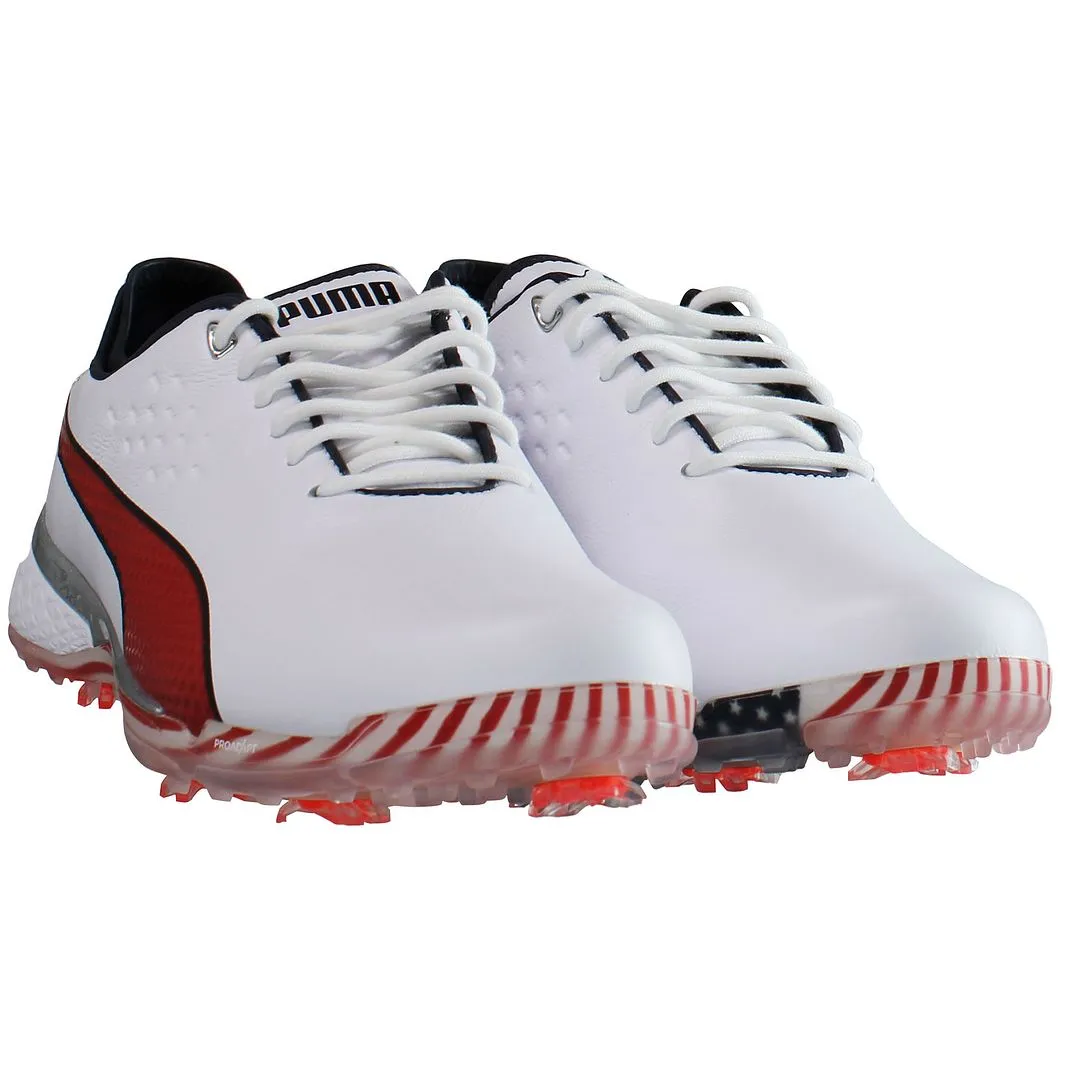 Puma ProAdapt Delta USA Golf White Mens Shoes