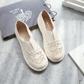 Summer Casual Loafers Lace Flats Fisherman Shoes