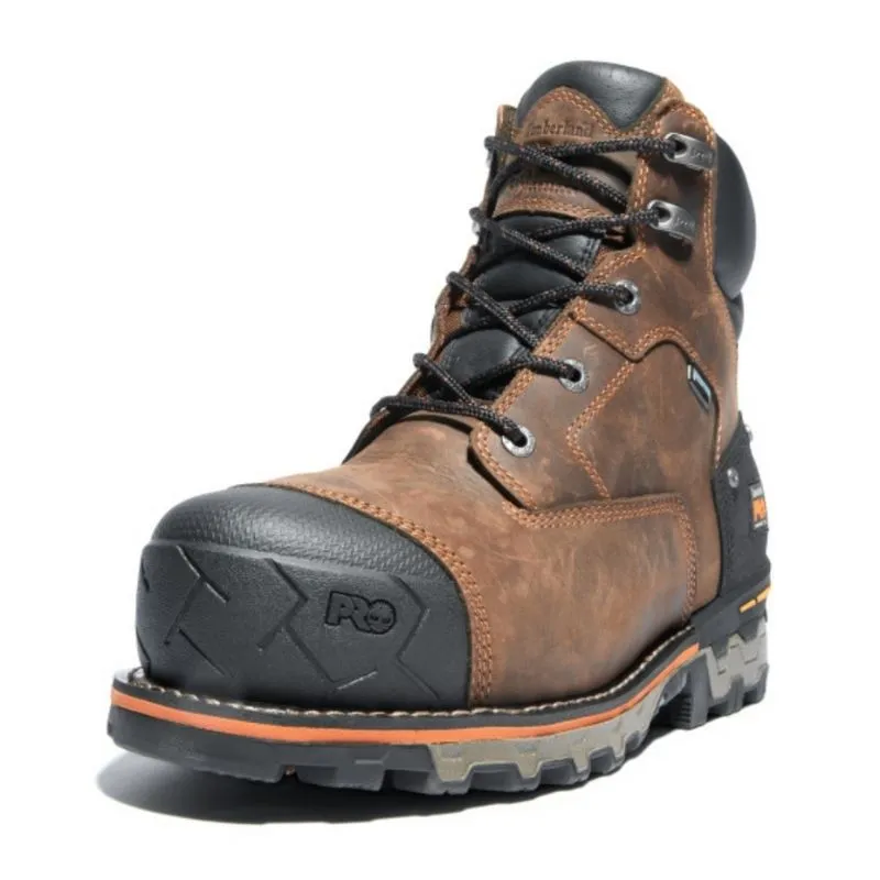 Timberland Pro Boondock Men's 6 Waterproof Composite Toe Safety Boot 91631 - Brown