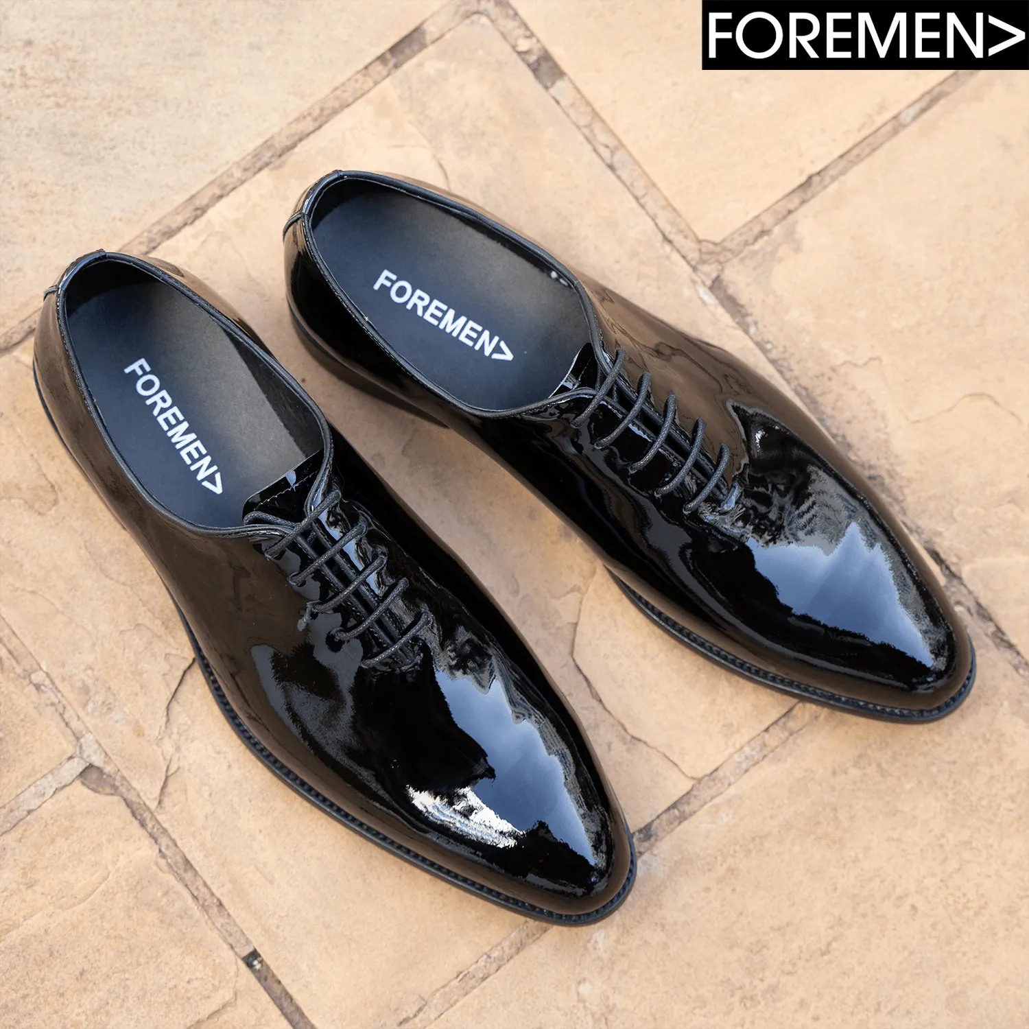 TORY | Patent Leather Whole Cut oxford