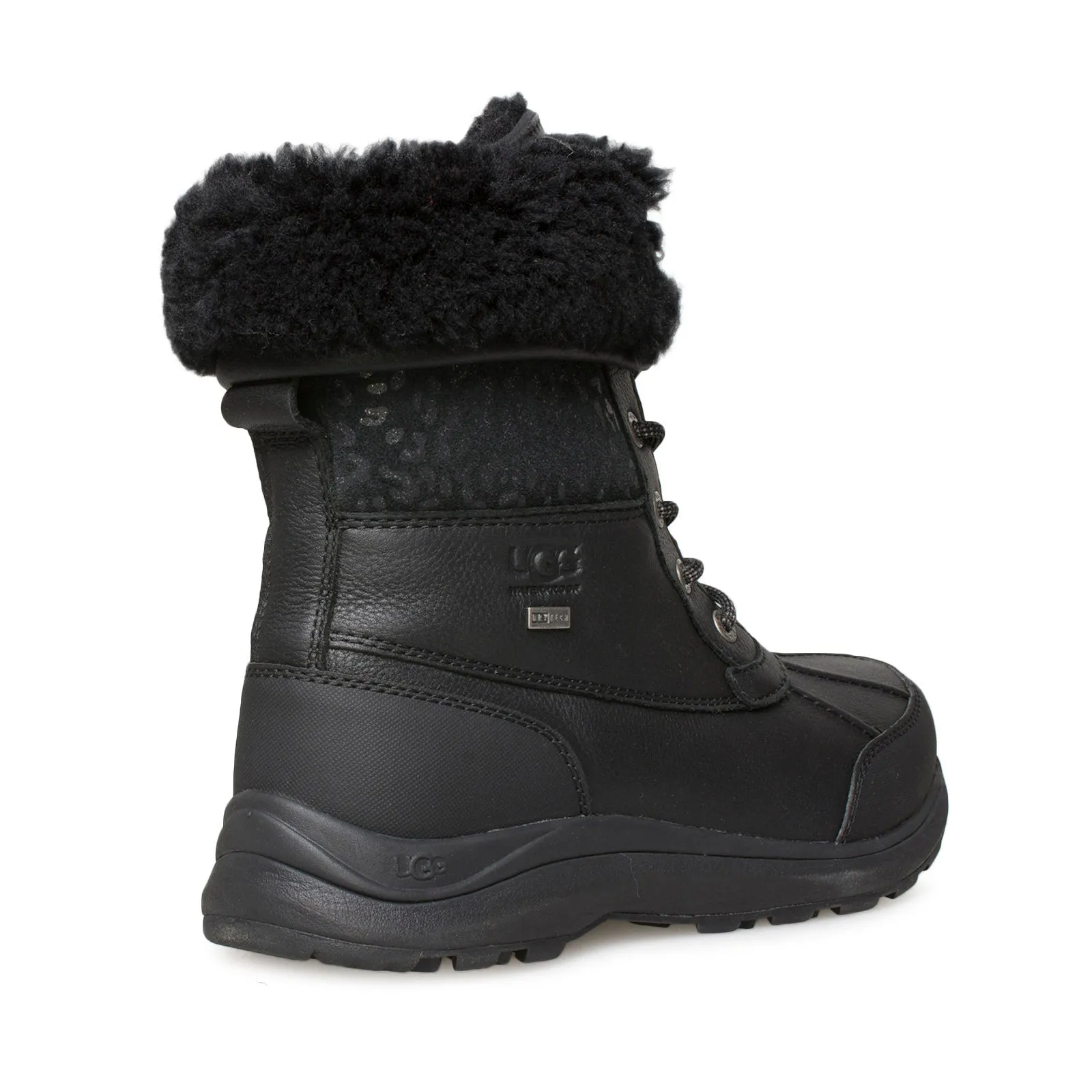 UGG Adirondack III Snow Leopard Black Boots - Women's