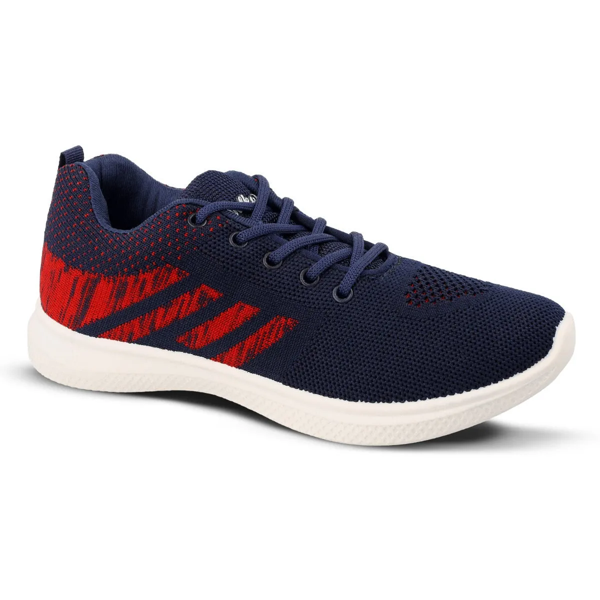 Walkaroo Boys Lace-up Training Shoes - WS3054 Navy Blue Red