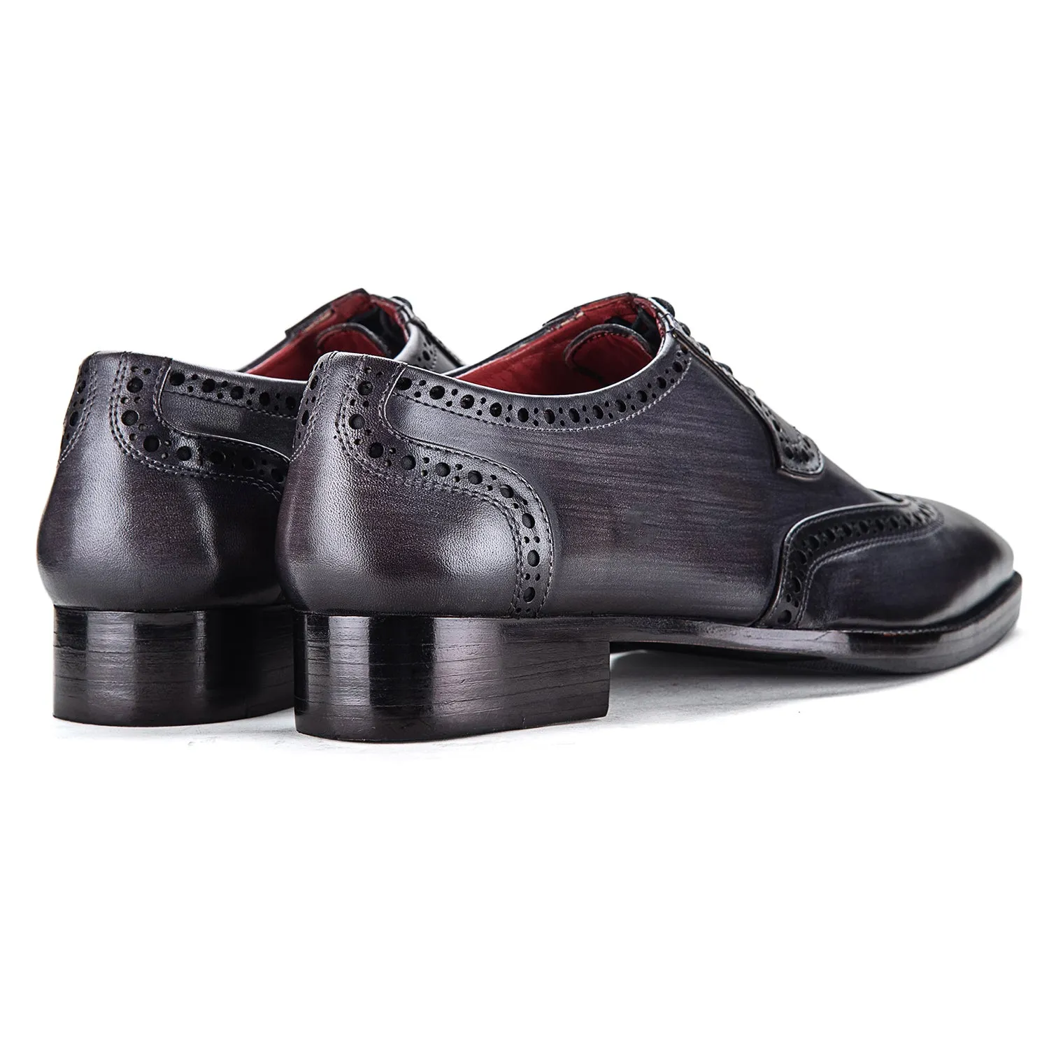 Wingtip Brogue Oxford- Grey