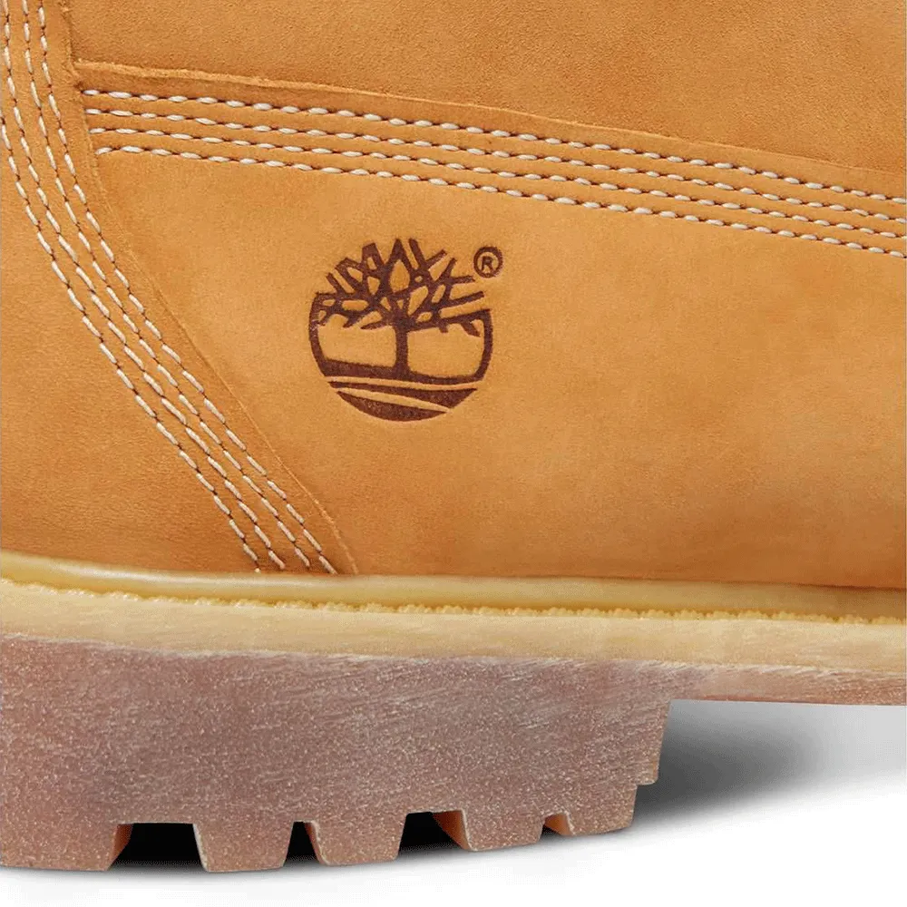 Womens 6-Inch Premium Waterproof Boot - Wheat Nubuck