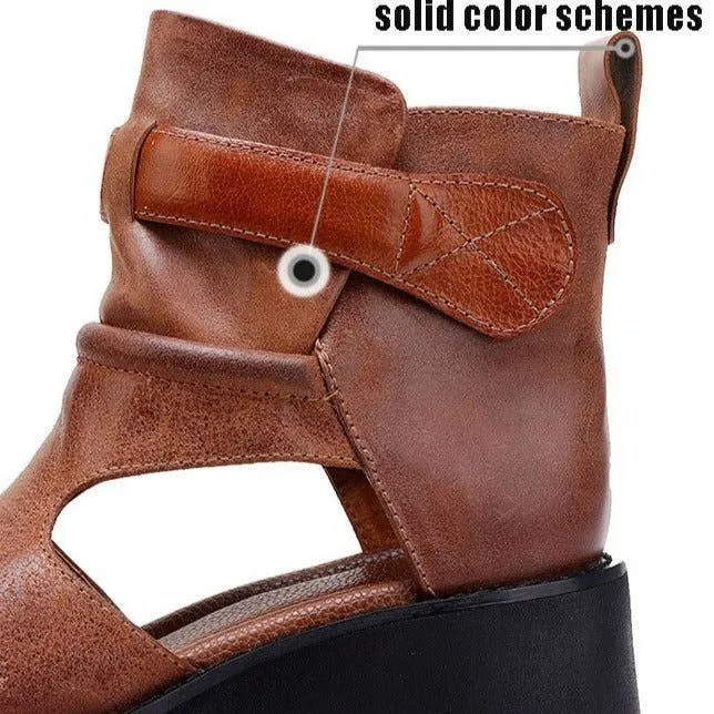 Women's Casual Shoes - Leather Sandals, Pumps, Ankle Boots (FC124)