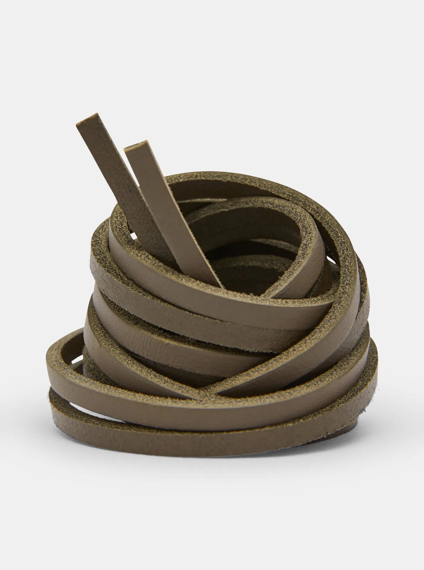 Yogi Leather Laces 90cm - Olive