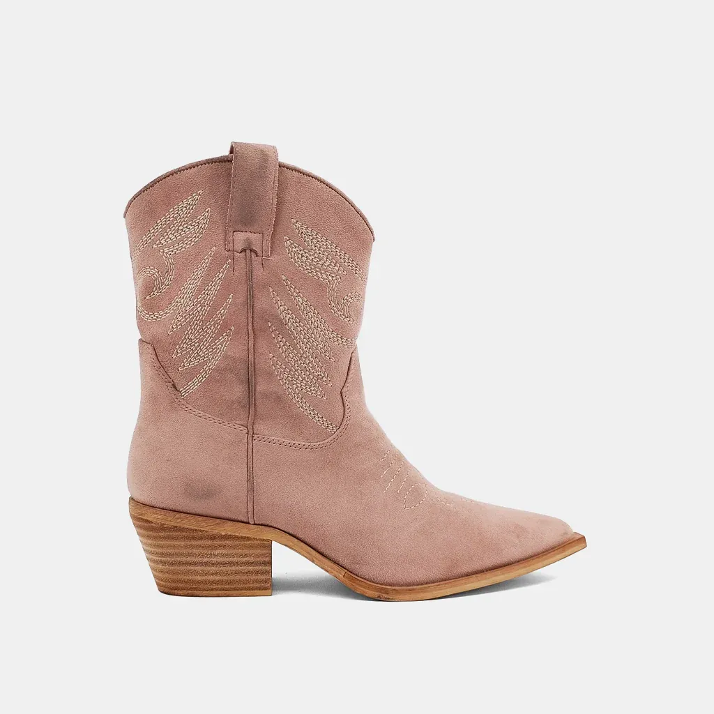 Zahara Boots - Rose Suede